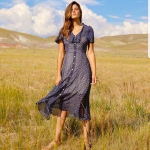 Christy Dawn Sheer Polka Dot Daisy Dress